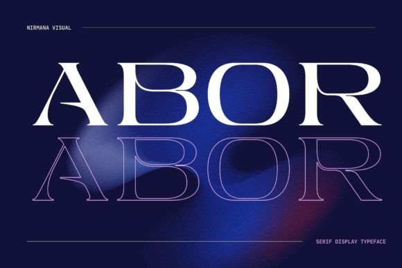Abor: A Sophisticated Serif Font for High-End Branding and Campaign Design