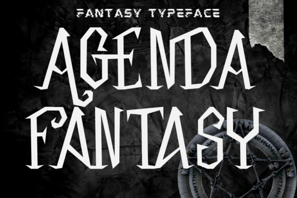 Agenda Fantasy: Halloween Font for Scroll-Stopping Visual Campaigns