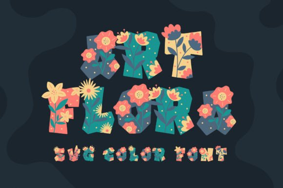 Art Flora: A Color Font That Brings Creativity to Campaign Visuals