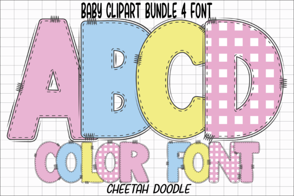 Baby Clipart: A Playful Font for Creative Projects