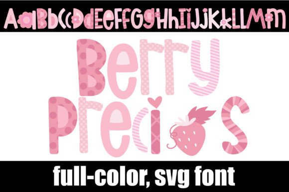 Berry Precious: A Full-Color Font for Playful Brand Campaigns