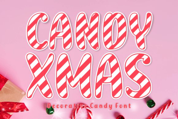 Candy Xmas: A Festive Decorative Font for Holiday Designs