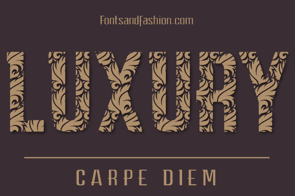 Carpe Diem Luxury: A Decorative Font That Elevates Elegant Branding Projects