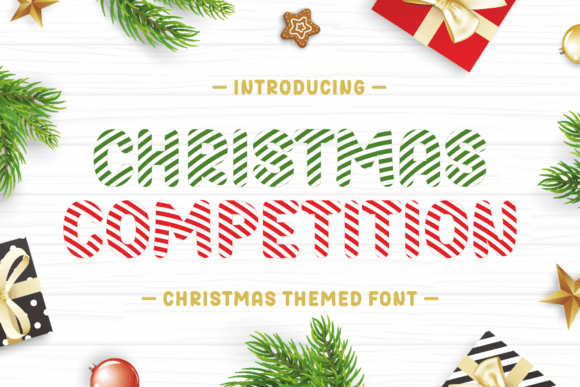 Christmas Competition Font: Festive Typography for Holiday Campaigns