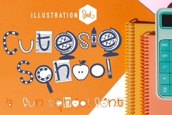 Cutesie School: A Playful Font for Creative Designs