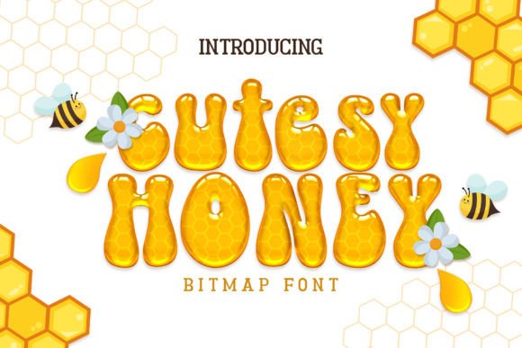 Cutesy Honey: A Fresh Color Font for Digital Designers