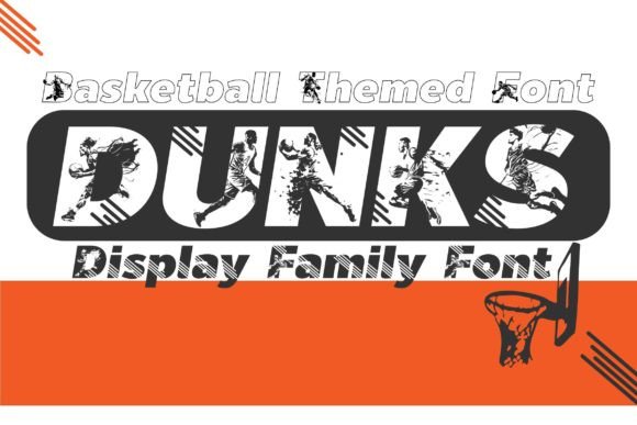Dunks: A Bold Decorative Font for Dynamic Branding Projects
