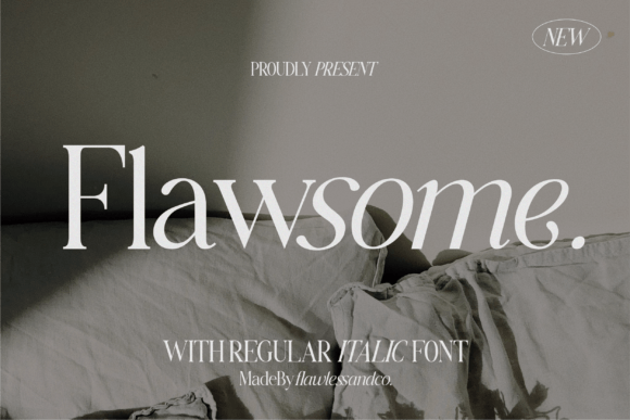 Flawsome: A Stylish Serif Font for Modern Web Design Projects