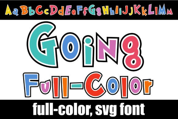 Going Full Color: A Vibrant Color Font for Bold Branding