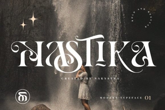 Hastika: A Bold Serif Font for Handmade Business Branding and Product Design