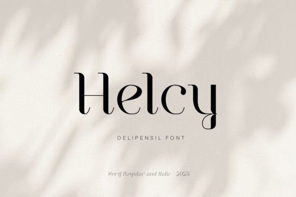 Helcy: Elegant Serif Typeface for Timeless Brand Typography