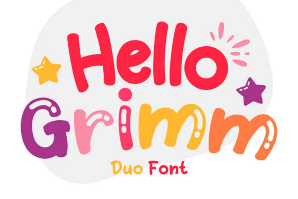 Hello Grimm: A Funny Decorative Font for Crafters and Sellers