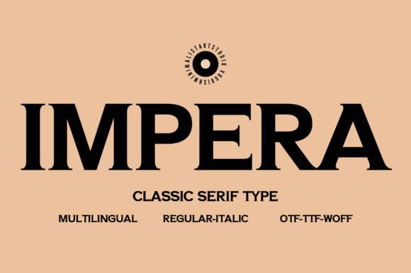 Impera Font: Timeless Elegance Meets Modern Design