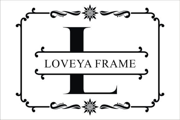 Loveya Frame: A Decorative Font for Romantic Digital Branding and Web Design