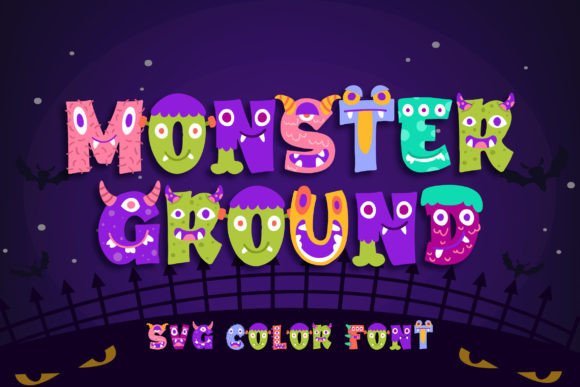 Monster Ground: A Colorful Decorative Font for Playful Branding