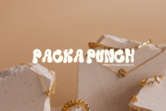 Packa Punch: A Bold Decorative Font for Editorial Design and Digital Publishing