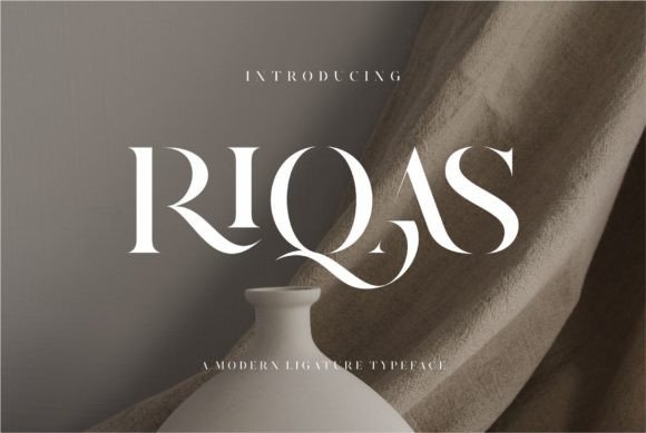 Riqas: Elevating Campaign Design with a Ligature Serif Font