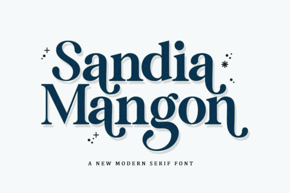 Sandia Mangon: A Modern Serif Font for Sophisticated Web Design
