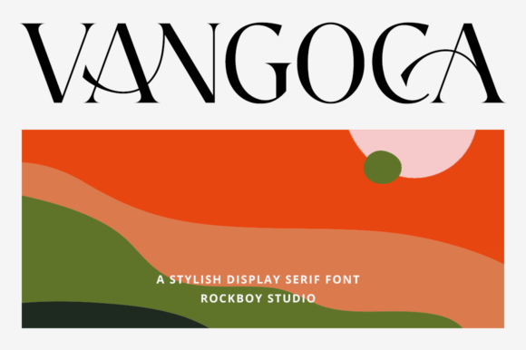 Vangoca: A Stylish Serif Font for Crafters and Product Designers